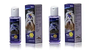 Rumatec Vetcare TIKNIL FLEA & TICK Shampoo for Dogs Safe and Effective (100ML) Pack of 2