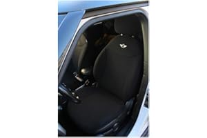 Italfodere - Coppia di Coprisedili Auto Anteriori - Compatibili con Mini Countryman - Fatti a Mano - Accoppiato Triplo - Gommapiuma e Poliestere - Accessori Auto Interno - Made in Italy