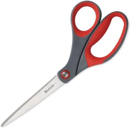 Scotch 8 Inch Precision Bent Scissors, Great for Everyday Use (1448B)