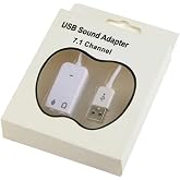 USB Kablolu Ses Kartı 7.1 Sound &Ccedil;evirici D&ouml;n&uuml;şt&uuml;r&uuml;c&uuml;, 3.5mm jak girişli,