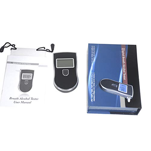 Preisvergleich Produktbild mimagogo High Precision Alkohol-Tester abnehmbares Mundstück Digitaler Akustischer Alarm