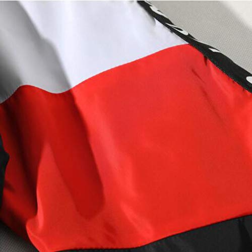 SEWORLD Herren Herbst Winter Sport Charm Herren Casual Slim Fit Beiläufige Strickjacke Stil Lose Kapuze Angriff Coat Große Größe Jacke Kleidung(Rot,EU-52/CN-XL)