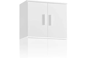 mokebo Schrankaufsatz 'Der Turm' Mehrzweckschrankaufsatz weiß für extra Stauraum und Höhe, kombinierbar mit unseren Mehrzweckschränken