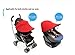 [Manito] New Sunshade / Sunshade for Baby stroller, Pushchair, and Car Seat, Wide Sunblock, UV Cut, Universal and easy installing (Purple)