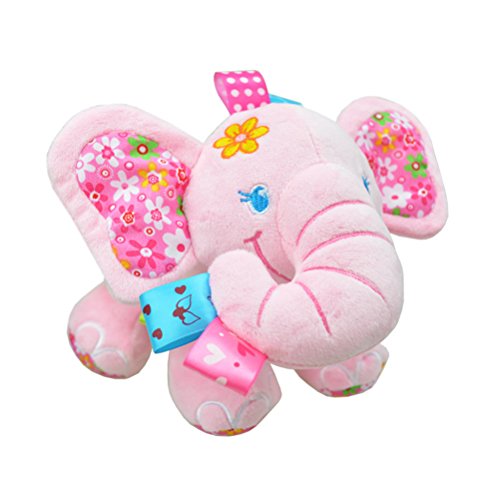 TOYMYTOY Bébé Jouet de Poussette Berceau Hochet Jouets Animales éducatifs en Peluche d'activités Hanging Jouets