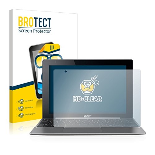 2x BROTECT HD Clear Displayschutz Schutzfolie für Acer Aspire Switch 10 V SW5-014 (kristallklar, extrem kratzfest, schmutzabweisend)