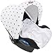 Hoody Replacement Infant Car Seat Hood Silver Stars
