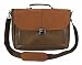 The House Of Tara Synthetic Leather Laptop and Office Bag (Coco and Tan) RS.1999.00