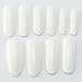 Makartt® 500 Oval Nails Tips Round Fullwell White Color Tips False Nail Art Tips Dropshipping