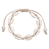 Lieferinhalt: 1 x Armband joyliveCY Handgemachte natürliche Muschel Hand Stricken Frauen Armband Muscheln Armbänder Zubehör