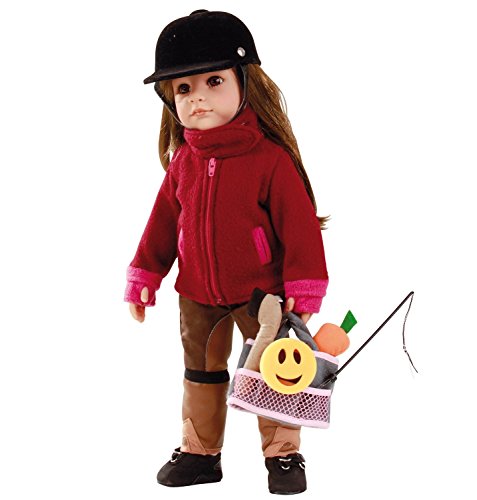 Götz Puppen 1359071 20 inch Doll, 'Hannah' Brown hair Brown eyes (20 piece set)