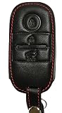 Calidad & ajuste - el estuche llavero es fabricado en piel auténtica y adornado con un rojo costuras ornamentales. este tarjetero/Funda de piel es garantiza se adapta al 100% - Se ajusta perfectamente a su carcasa llave. acceso a todos los puertos son exactamente posicionada y el acceso a todas las funciones se mantiene. renunciado a un llavero puede ser, ya que la carcasa un mosquetón de calidad ha integrado = fácil colgar en tu llavero.