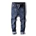 Produktbild Leoconfiance Faltbare Kopfhörer Herren Straight Leg Herren eng Anliegende Feste Thicken Denim Hose Kabellose Bluetooth Kopfhörer