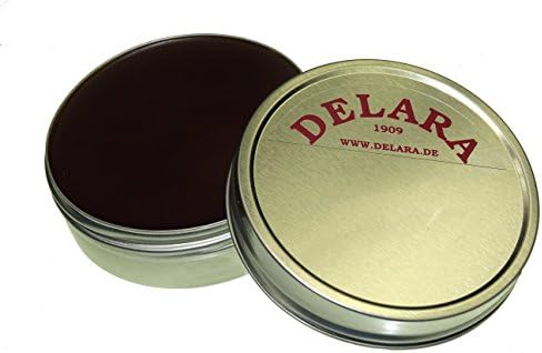 DELARA Dubbin Leather Softener for Boots, Horse Tack etc. Colour: Brown - 75 ml, Made in Germany