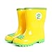 Produktbild CKH Outdoor Reisen Kinder Regen Stiefel Licht Und Bequeme Dinosaurier Junge Baby Gummistiefel Regen Stiefel Mode Mädchen Wasser Schuhe In Der Röhre (Color : Yellow, Size : 32)