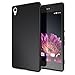 Produktbild Sony Xperia Z3+ Plus Hülle Handyhülle von NALIA, Ultra-Slim Silikon Case, Dünne Crystal Schutzhülle, Etui Handy-Tasche Back-Cover Bumper, TPU Gummihülle für Sony-Z3+ Smart-Phone - Matt Schwarz