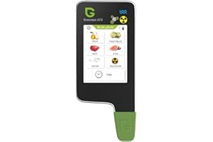 Greentest Eco 6 Geigerzähler Nitrattester Fleisch Fisch TDS Wassertester Strahlenmessgerät Strahlungsmessgerät nitrat tester messgerät geiger counter dosimeter nitratmessgerät Schwarz