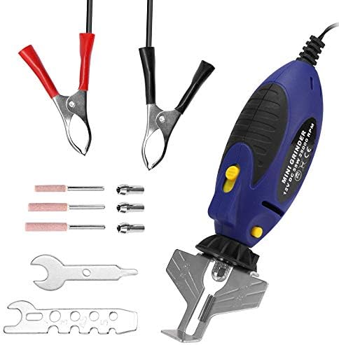 KKmoon 12V Chain Saw Grinding Machine Sharpener Chainsaw Electric Mini Handheld Grinder File Milling Machines