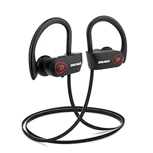 DRUMZZ Boosh Wireless Bluetooth Earphone Sports Headphones Waterproof IPX7 Headsets with Mic, CVC 6.0 and Long Battery Life