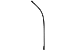 PATIKIL 16" Schwanenhals, 1/4"-20 Weibliches zu Männliches Gewinde Metall Universal Schlauch Flexibler Arm Schwanenhals-Rohr Verlängerungshalter für Action-Kamera, Schwarz.