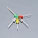 Produktbild Angelelec DIY Open Sources Electronic Components, 5 MM Led Package 50 PCS, This Package Includes 50 5MM Leds, 5 Different Colors. It Covers Five CoMMon Colors: Green, Red, Yellow, Blue & White.