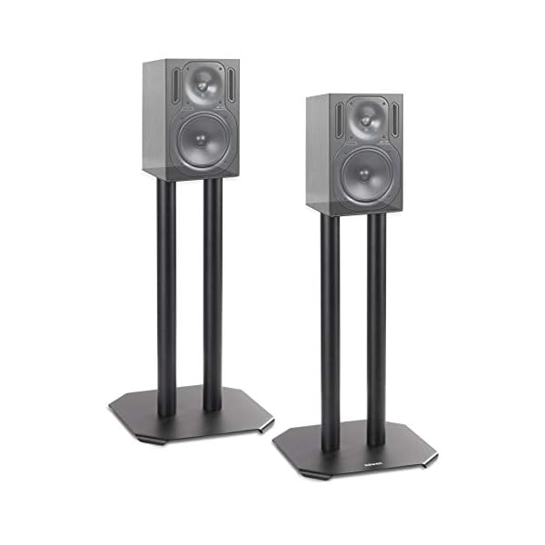 Duronic SPS Twin Lautsprecherständer/Lautsprecherhalterung/Metall/geeignet für Lautsprecher - Hi-Fi und Heimkinoanlagen.