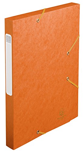 Exacompta 18517H - Carpeta de proyecto con goma  color naranja