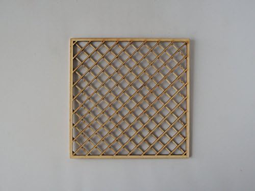 Small Wooden Fairy Garden Trellis Panel 15cm x 15cm (Fairy Garden Accessory)