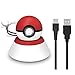 Produktbild leegoal Pokeball Plus Ladegerät Charge Stand für Pokémon Poke Ball Plus [mit USB-Ladekabel] von Nintendo Switch Accessories Pokeball Spiele Zubehör, TNS-18123