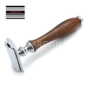 Haryali London Shaving Kit - 3 Pc Wooden Shaving Kit - Double Edge Safety Razor - Super Badger Shaving Brush - Shaving… - Image 3