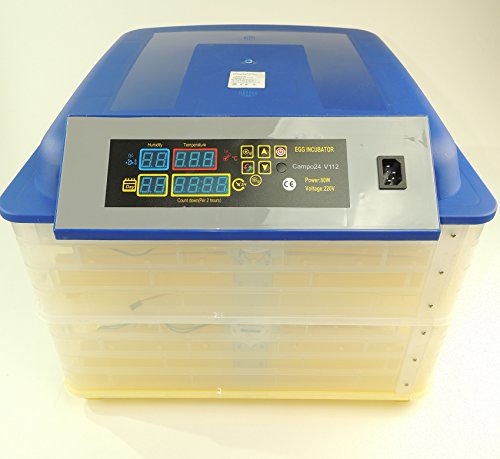 Campo24 V112 Motorbrüter auto Wendung Brutapparat Inkubator Incubator Motorbrüter Brutapparat vollautomatische Wendung / digital gesteuert / 112 Eier - 3