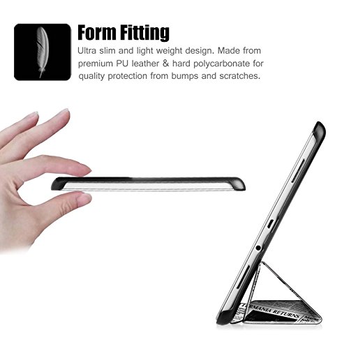 Fintie Samsung Galaxy Tab A 9.7 Hülle Case – Ultra Schlank Superleicht Ständer Smart Shell Cover Schutzhülle Etui Tasche mit Auto Schlaf / Wach Funktion für Samsung Galaxy Tab A 9.7 T550N / T555N 24,6 cm (9,7 Zoll) Tablet-PC, Zeitung - 4