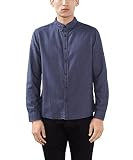  edc by ESPRIT 106CC2F002, Camisa Hombre, Azul (Navy), Large