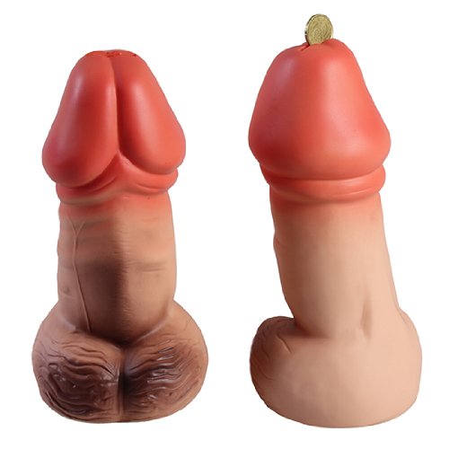 Preisvergleich Produktbild Spardose Penis hautfarben
