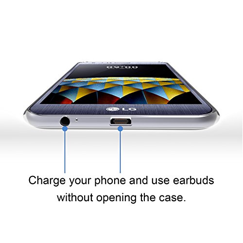 LG X Cam Funda  iVoler TPU Silicona Case Cover Dura Parachoques Carcasa Funda Bumper para LG X Cam   Ultra-delgado   Shock-Absorci  n   Anti-Ara  azos   Transparente - Garant  a Incondicional de 18 Meses