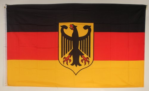 Flagge Fahne ca. 90x150 cm : Deutschland Dienstflagge Adler deutsche Dienstfahne