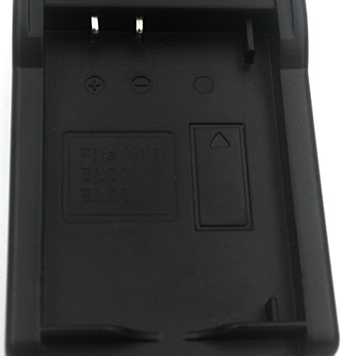 EN-EL20 Chargeur pour Nikon 1 AW1  1 J1  1 J2  1 J3  1 J4  1 S1  1 S2  1 V3  Coolpix A Cam  ra avec c  ble d alimentation et Adaptateur de Voiture EU