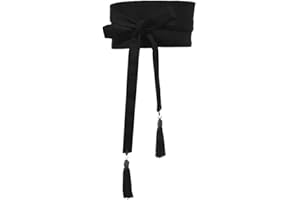 Fancy Pumpkin Kimono japonés Yukata Obi con cinturón de borla Harajuku Cintura-Retro