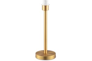 HOME SWEET HOME COLLECTION Home Sweet Home Pied de lampe de table classique Stick pour abat-jour | luminaire | 14/14/39cm | Laiton | pied de lampe de table en métal | E27 | pour abat-jour | luminaire max.35cm