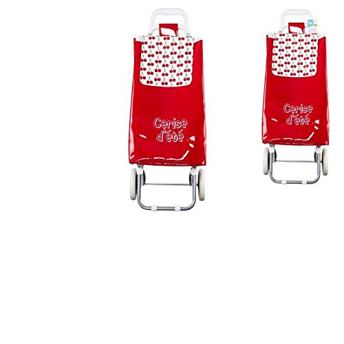 Preisvergleich Produktbild Entre Temps Einkaufstrolley mit 2 Rädern, PVC