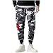 Produktbild Herren Camouflage Cargohose mit Tasche Chino Hose Lose Trainingshose College Arbeitshose Overall Jogginghose Herbst Pants Jogger Freizeit Laufen Hosen Fitnesshose Bodybuilding Outdoor Sporthose