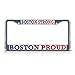 Produktbild Boston Strong, Boston Stolz, Metall-Kennzeichenrahmen, 2 Löcher, perfekt für Männer und Frauen, Auto-Garadge Dekor