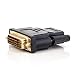 Produktbild Saxonia DVI-D zu HDMI Adapter Konverter unterstützt Auflösungen 720p bis 1080p Full HD HDTV Schwarz-Gold
