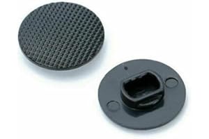 Gamer Gear Lot de 2 capuchons analogiques de rechange pour boutons de manette Sony PSP 1000 1001 1002 1003 1004 1005 1006 Noir