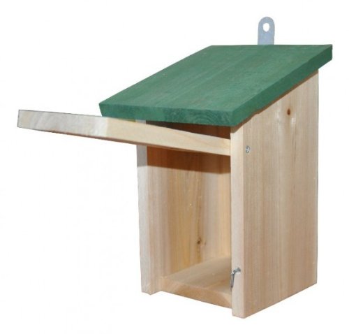 Grüner Jan Vogel Nisthöhle aus Holz 14x15x22cm - 2