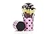 12 Make up Brushes Cup Sets - 2-Colour polka dot pink Synthetic Hair, Gold Aluminium Ferrule, Natural Wood Handle, Leather Cup [version:x8.9] by DELIAWINTERFEL