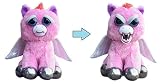 Feisty Pets are a line of plush animals with "stuffed attitude"! Each pet changes expression from cute to 'feisty' when you gently squeeze it behind the ears. No batteries or extras necessary! This mini plush Feisty Pet measures 4-inches tall and includes a handy plastic key chain attachment so you can take your new best friend with you wherever you go! Collect each charismatic character: dog, cat, monkey, bear, bunny, panda, lion and more!