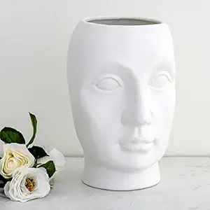 Home Centre Galaxy Face Embossed Vase