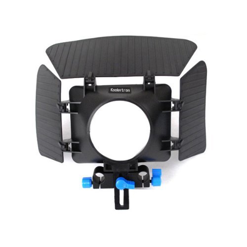 koolertron - Matte Box 15 mm Rod rail de support Pare-soleil pour Appareil photo reflex num  rique DSLR Canon 550D 500D 60D 50D 5D 40D  5D2 5D3 1Ds   Nikon D700 D300 D90 D7000 D5000 D3100 D3000  Fuji  Olympus  Pentax reflex DSLR SLR DC