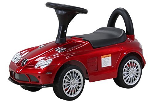 Preisvergleich Produktbild Kinder Rutschauto Mercedes SLR Lizenziert Kinderauto Kinderspielzeug Spielzeug für Kinder (Rot lackiert)